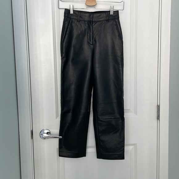 Aritzia Vegan Leather Pants - Picture 2 of 4